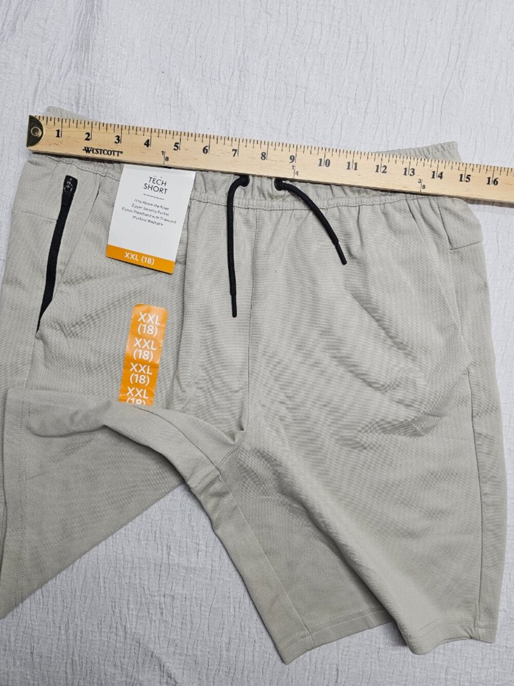Member's Mark Boys Elastic Waistband Pockets Tech Short XXL (18) - Picture 5 of 6